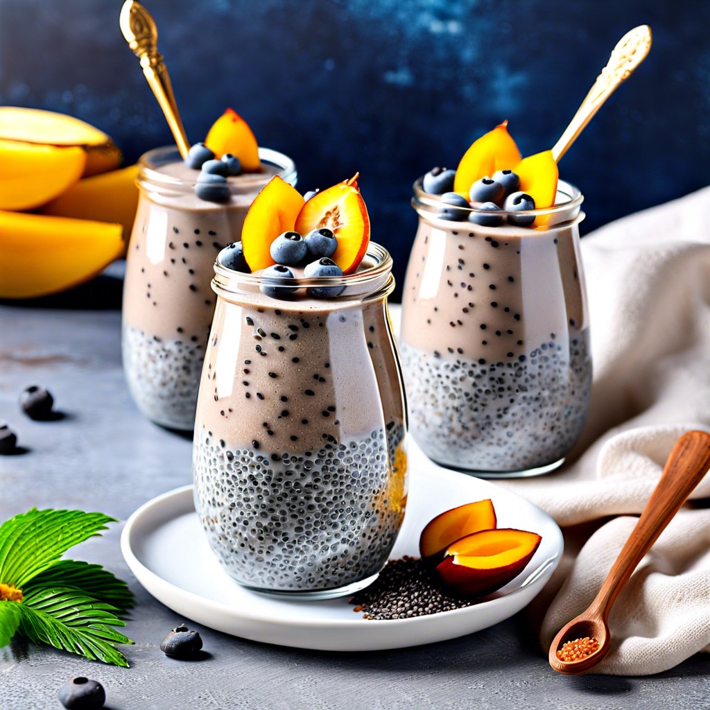 chia seed pudding with coconut milk