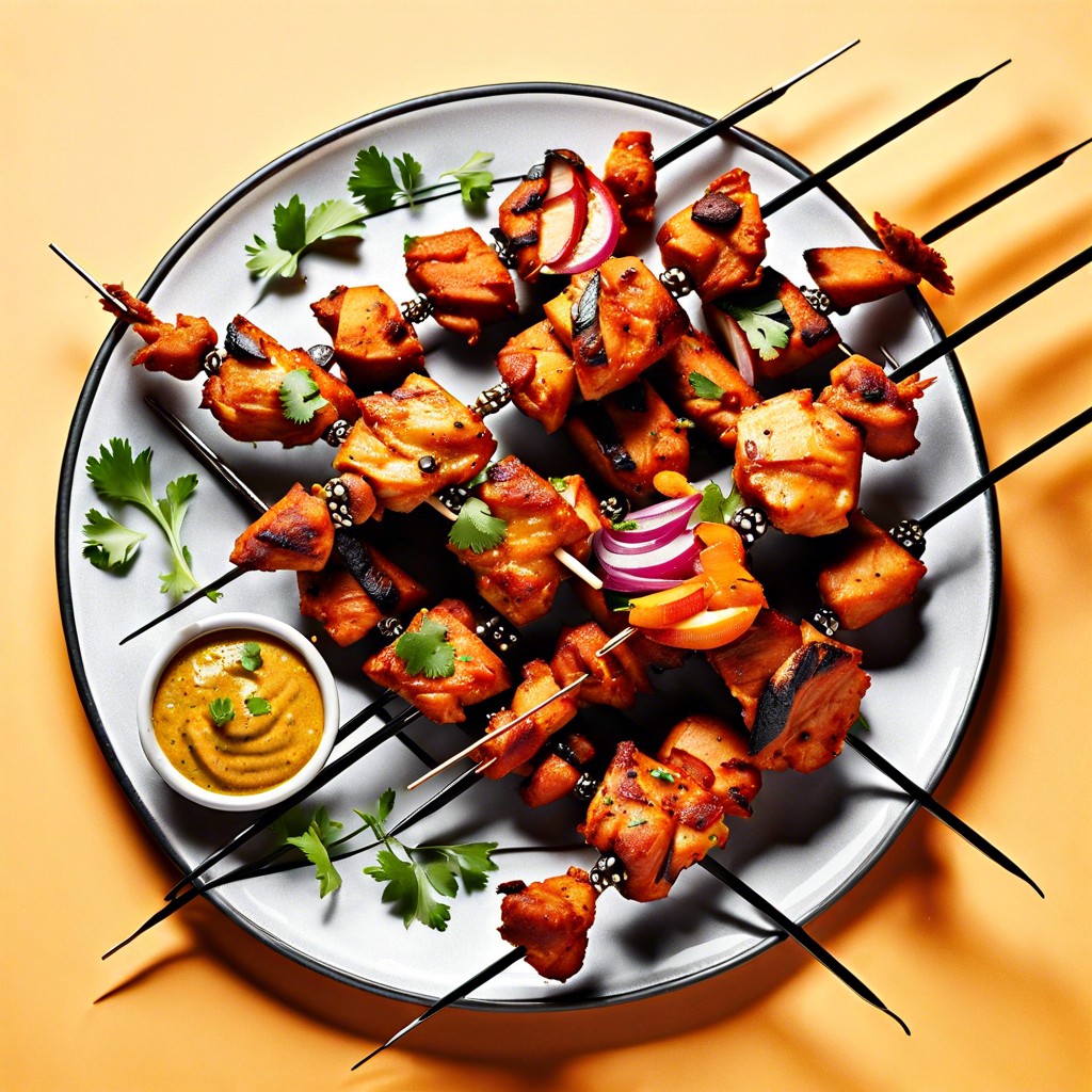 chicken tandoori skewers