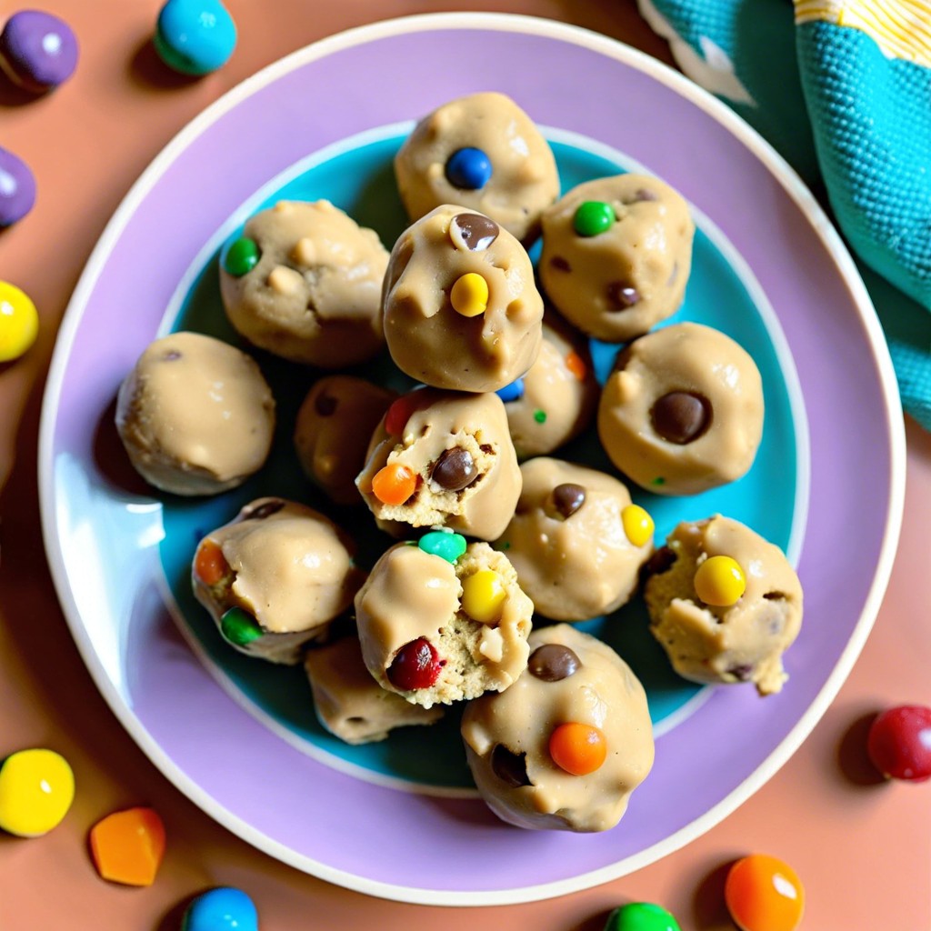 chickpea cookie dough balls