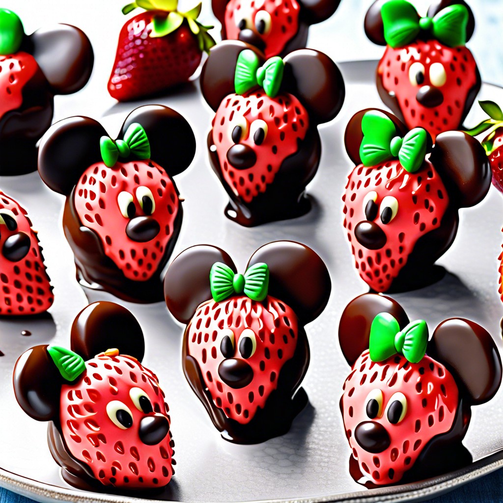 chocolate covered mickey strawberries