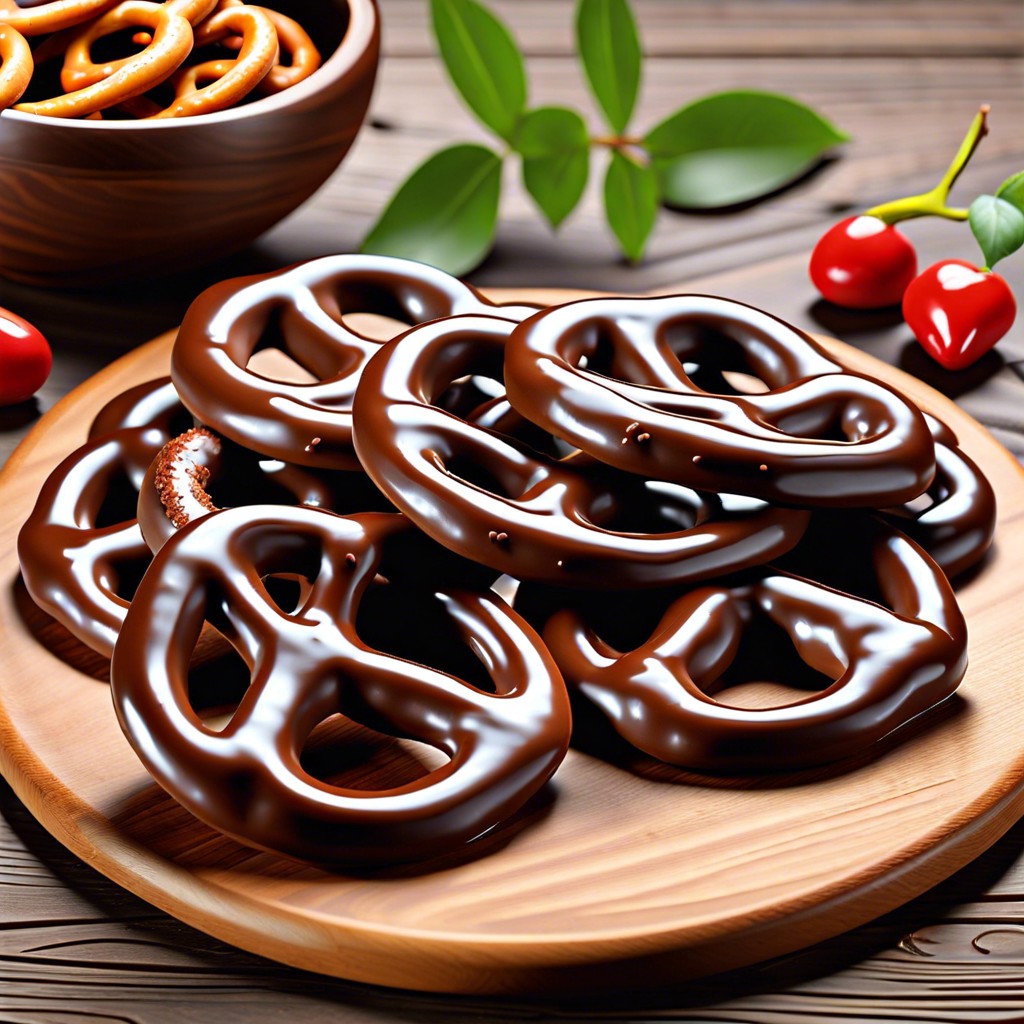 chocolate covered pretzels