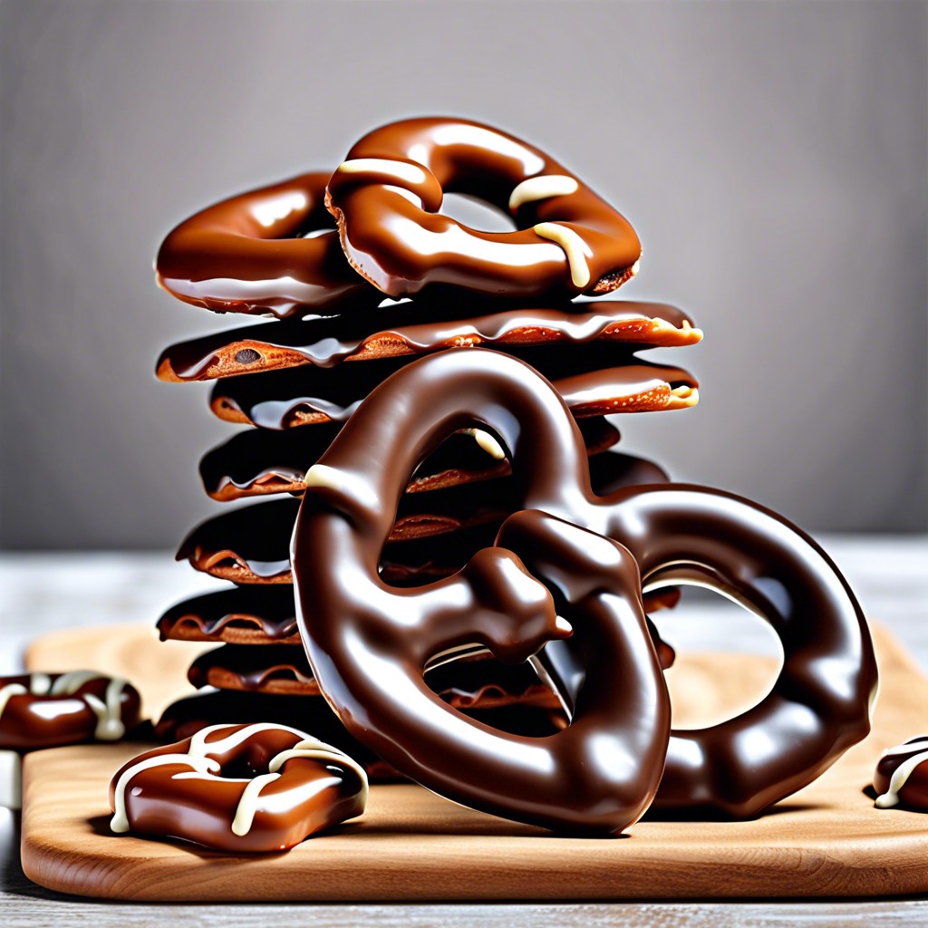 chocolate covered pretzels