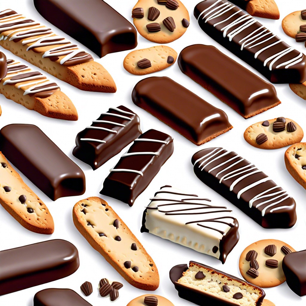 chocolate dipped biscotti assortment