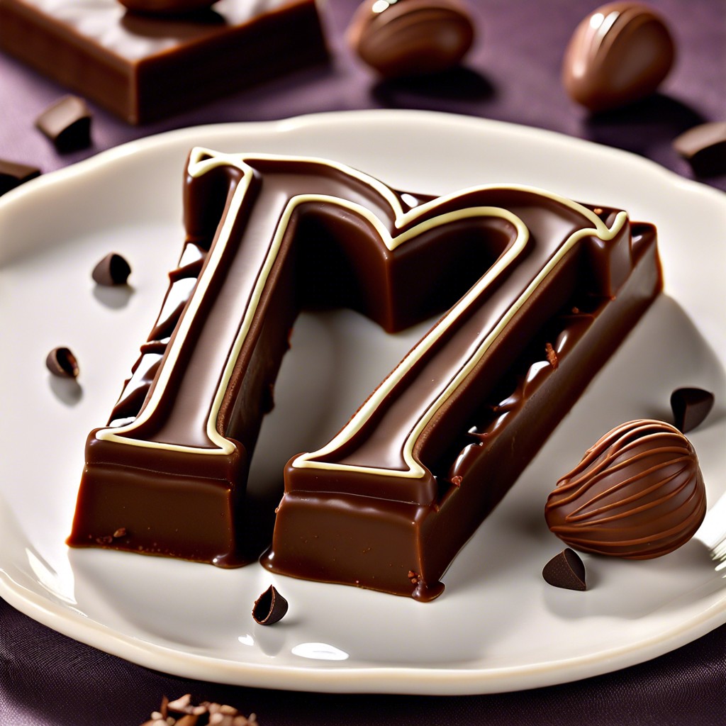 chocolate initials