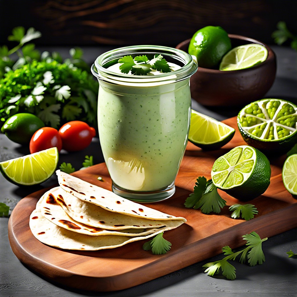 cilantro lime crema