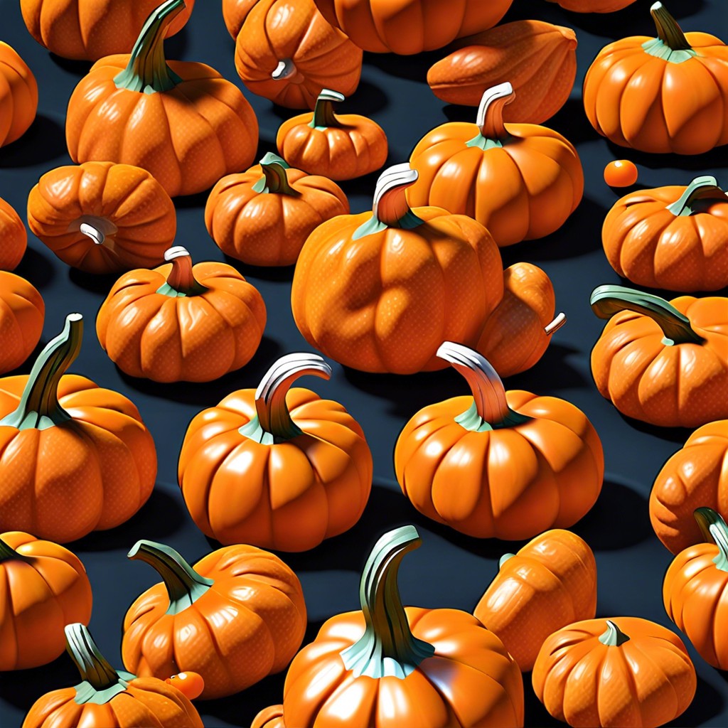 clementine pumpkins peeled clementines with a celery stick stem