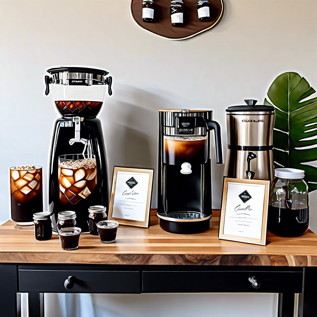 cold brew coffee station