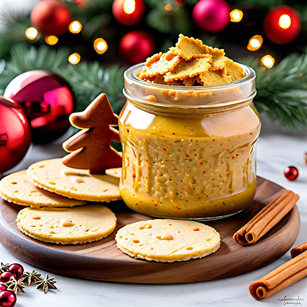 cornbread crackers and spiced hummus