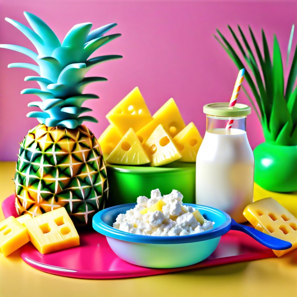 cottage cheese and pineapple