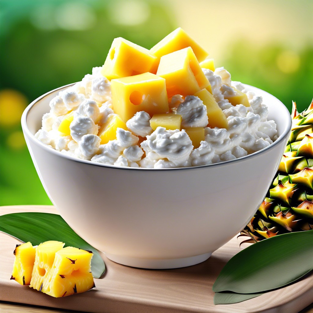 cottage cheese with pineapple