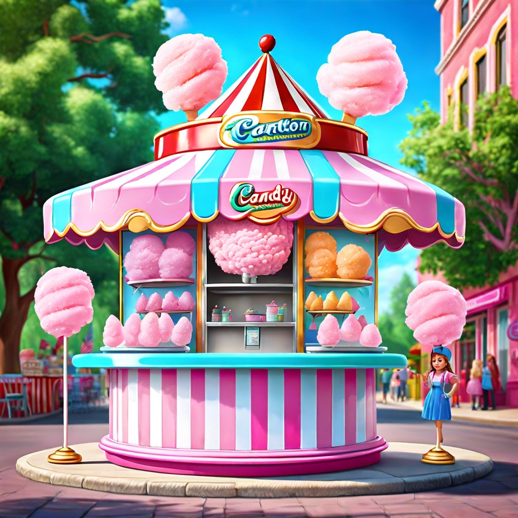 cotton candy stand