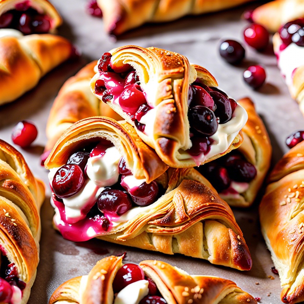 cranberry and cream cheese crescent rolls