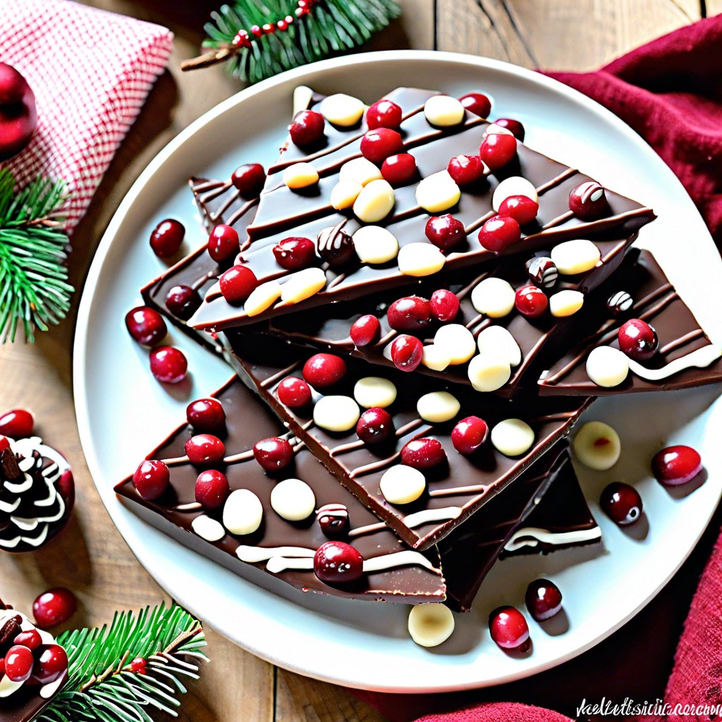 cranberry chocolate bark