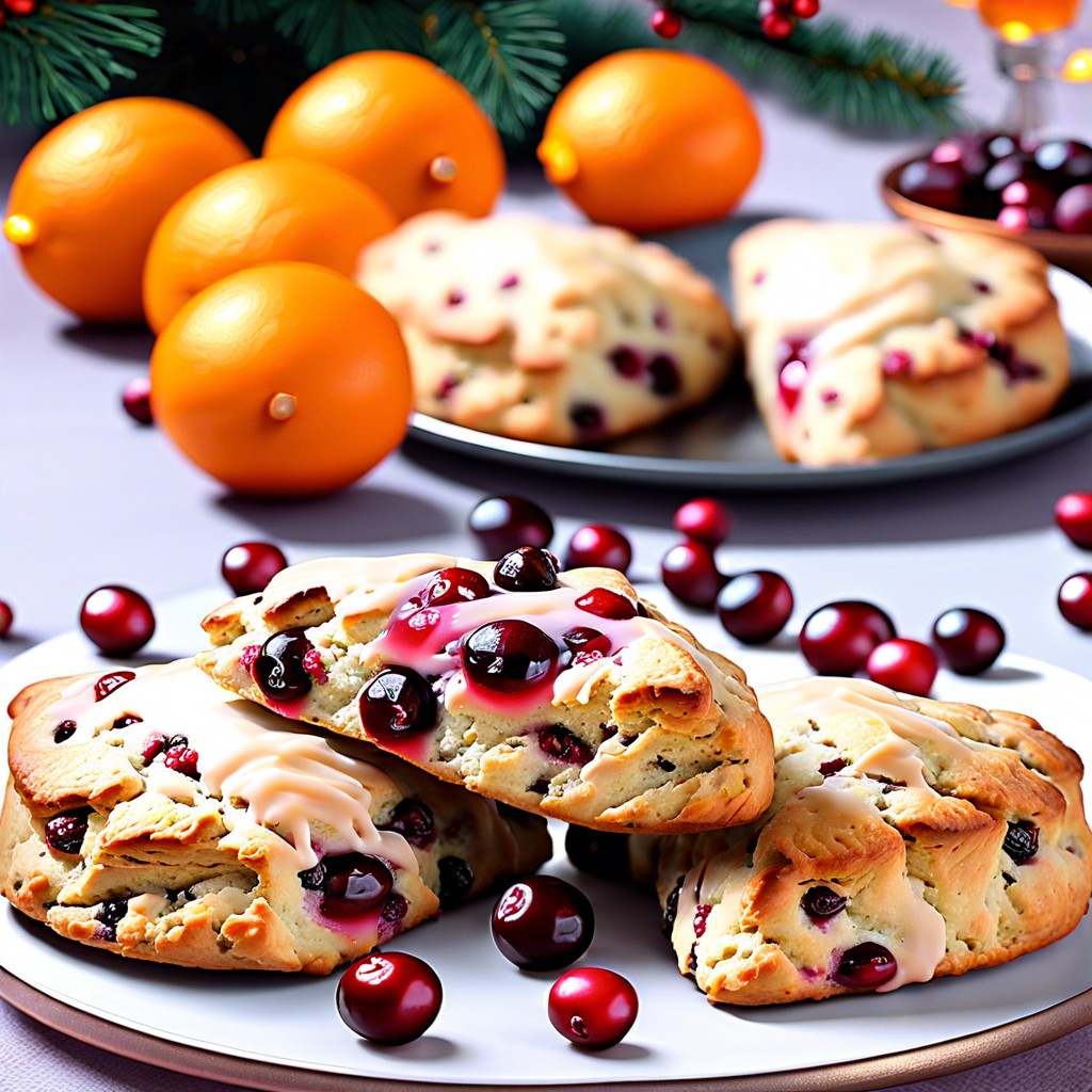 cranberry orange scones