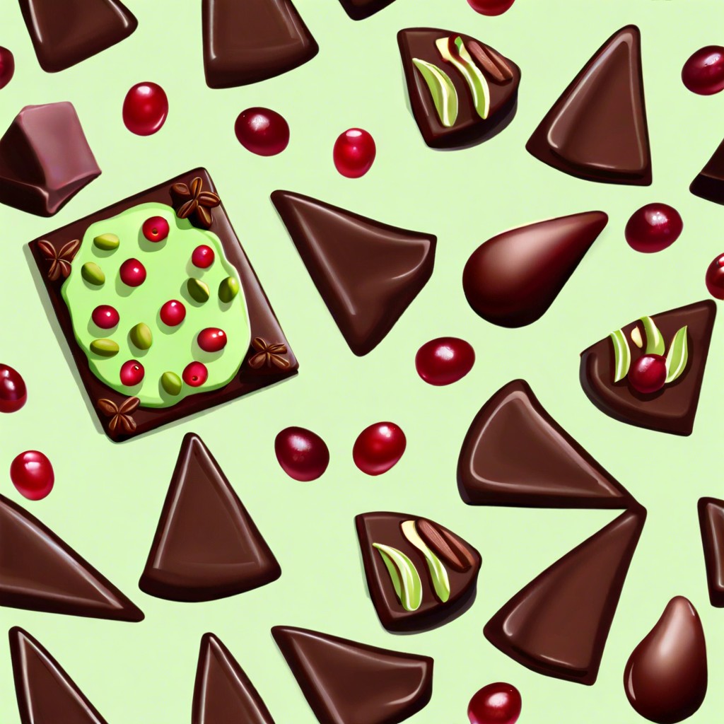 cranberry pistachio chocolate bark