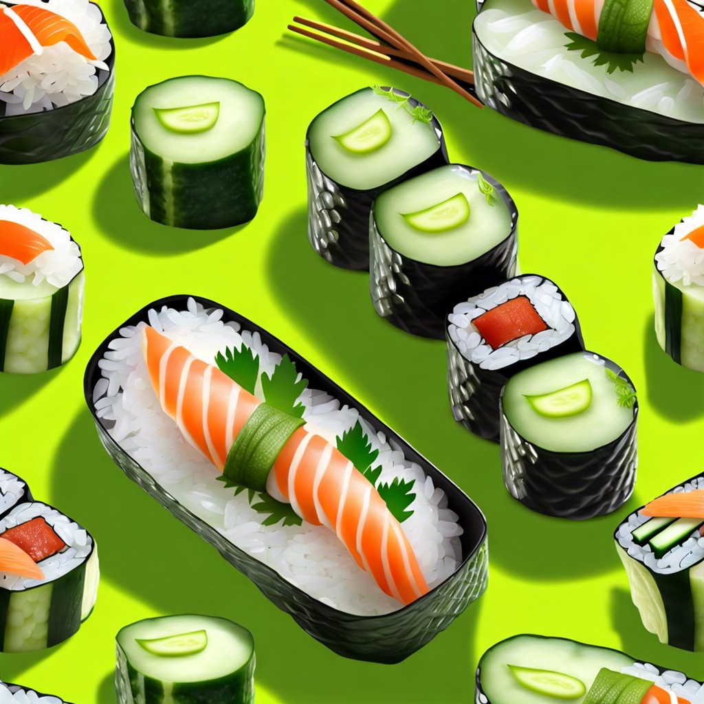 cucumber sushi rolls