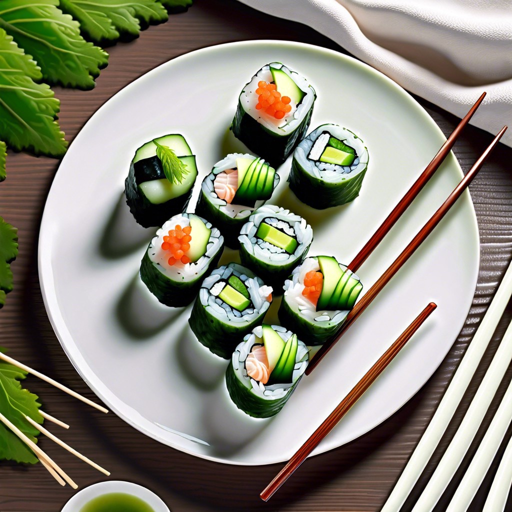 cucumber sushi rolls