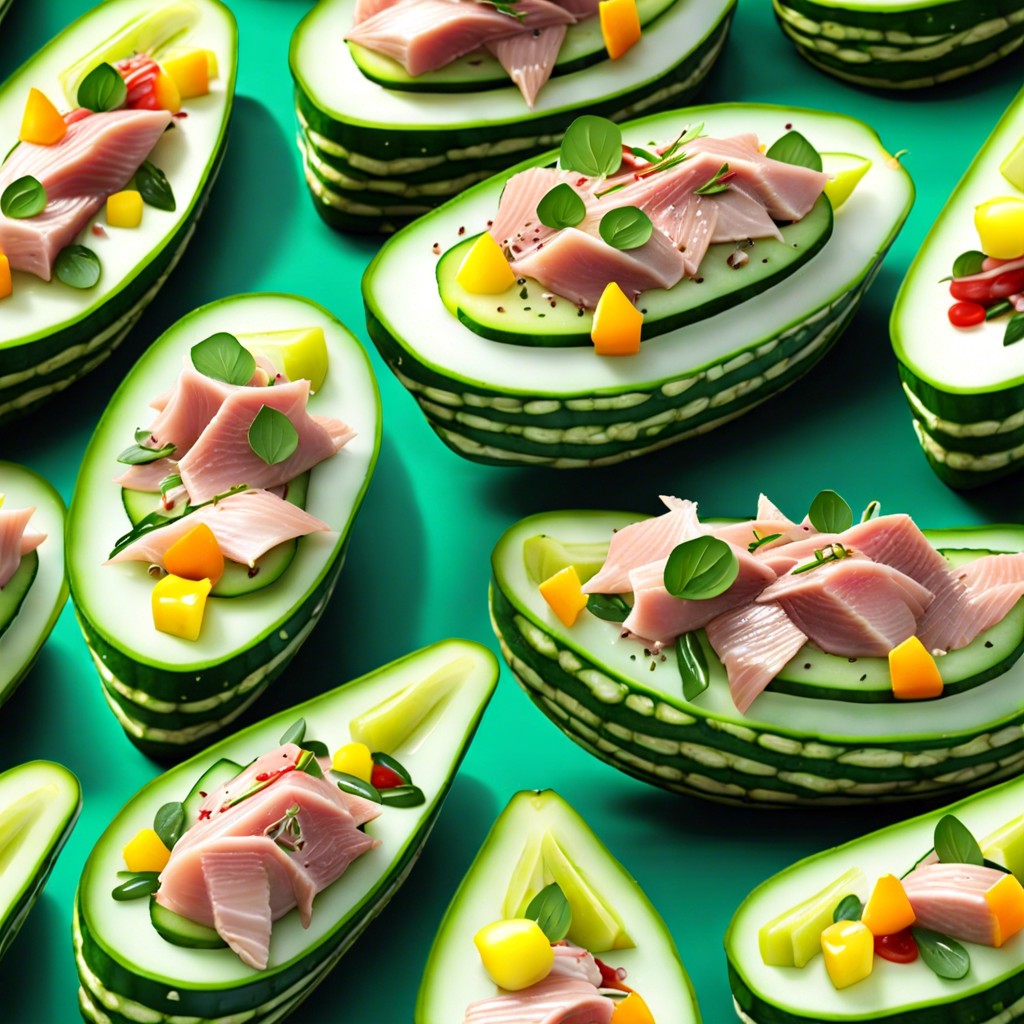 cucumber tuna boats