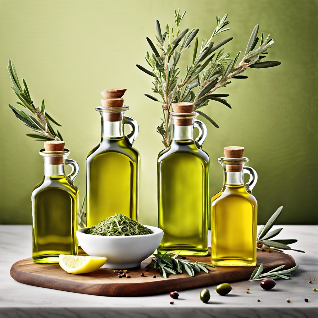 culinary herb infused olive oils