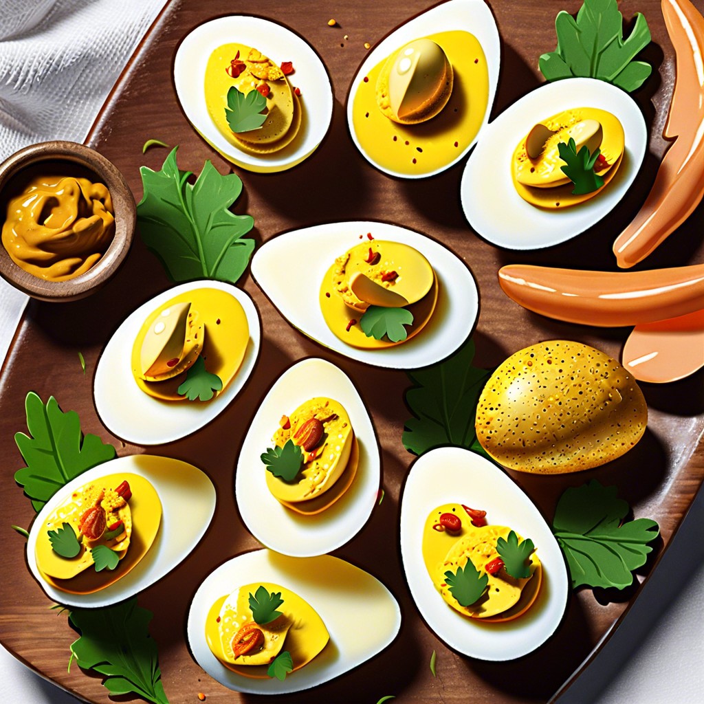 curried deviled eggs