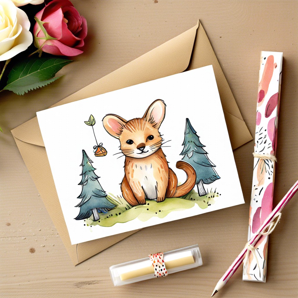 custom illustration note cards