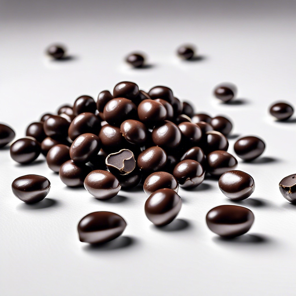 dark chocolate covered espresso beans