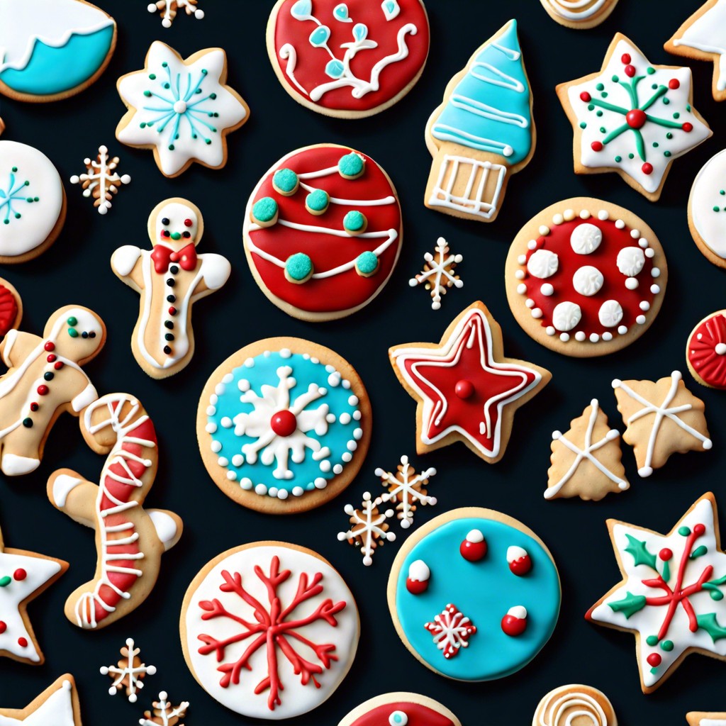 decorated sugar cookie shapes