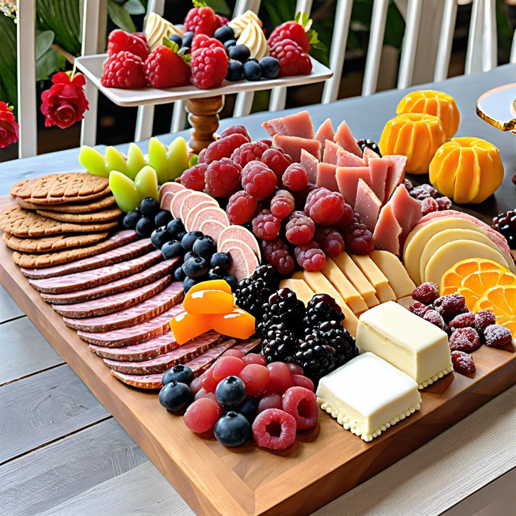 dessert delight assorted chocolates strawberries macarons and cream filled pastries