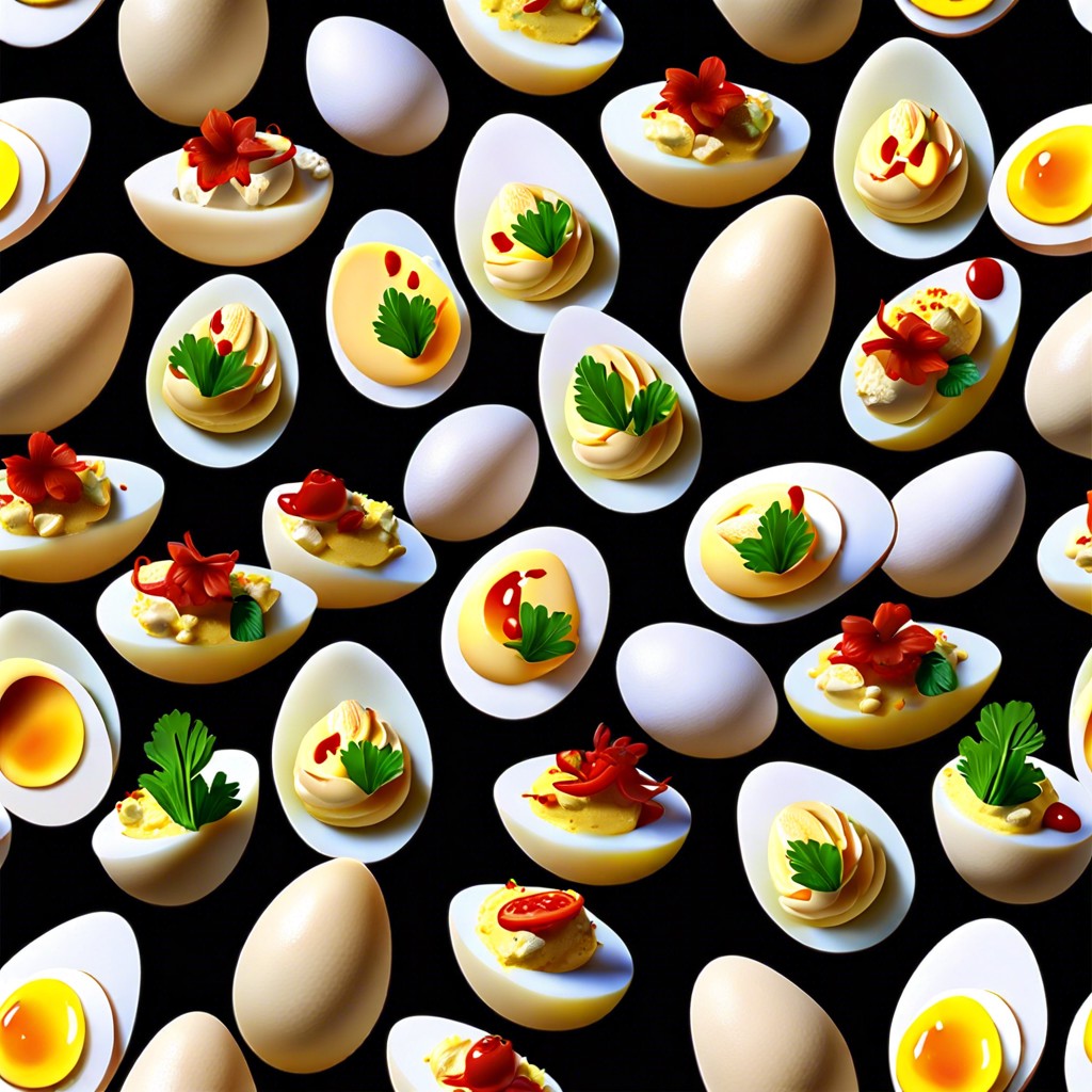 deviled eggs variety