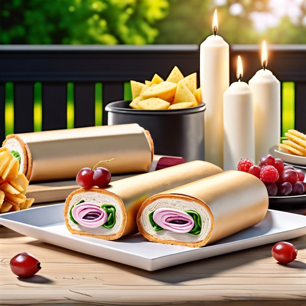 diploma roll sandwiches wrap tortillas with assorted fillings