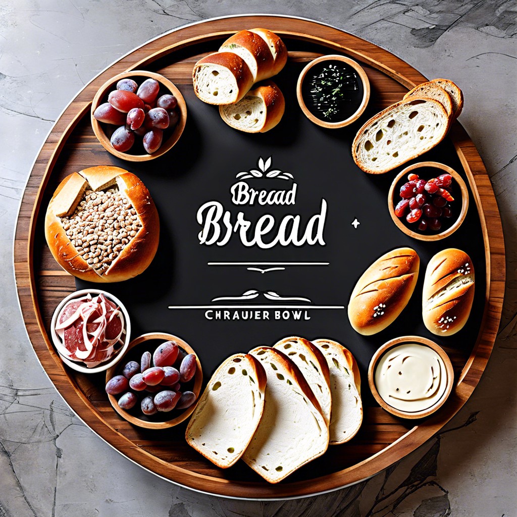 diy bread bowl charcuterie