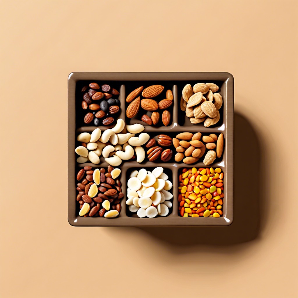 diy trail mix nuts seeds dried fruit
