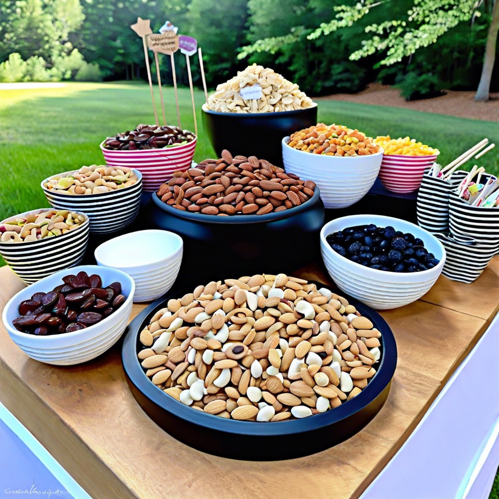 diy trail mix station