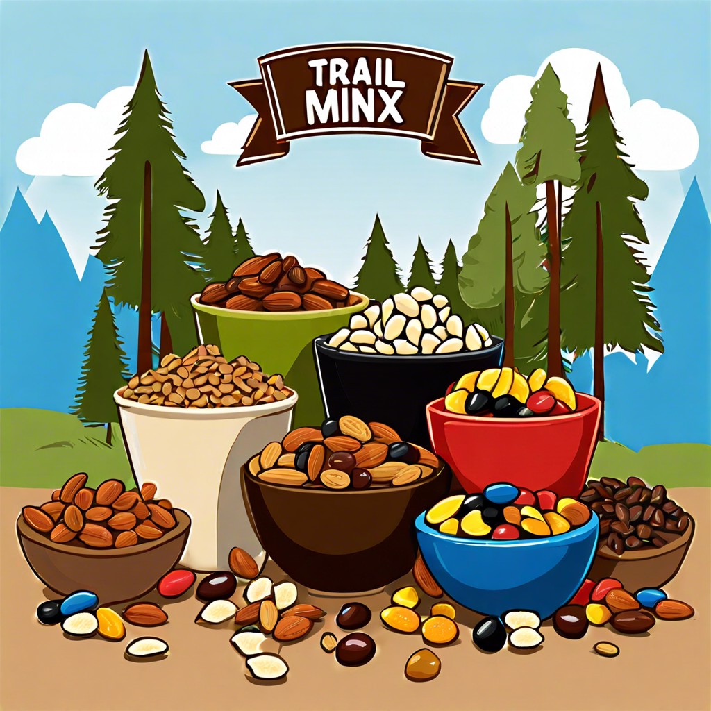 diy trail mix station