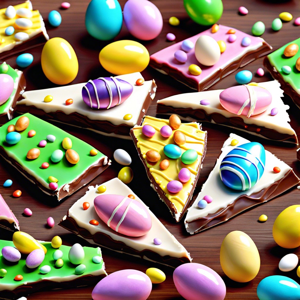 easter candy bark