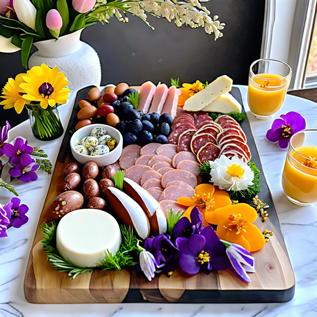 edible flower garnishes