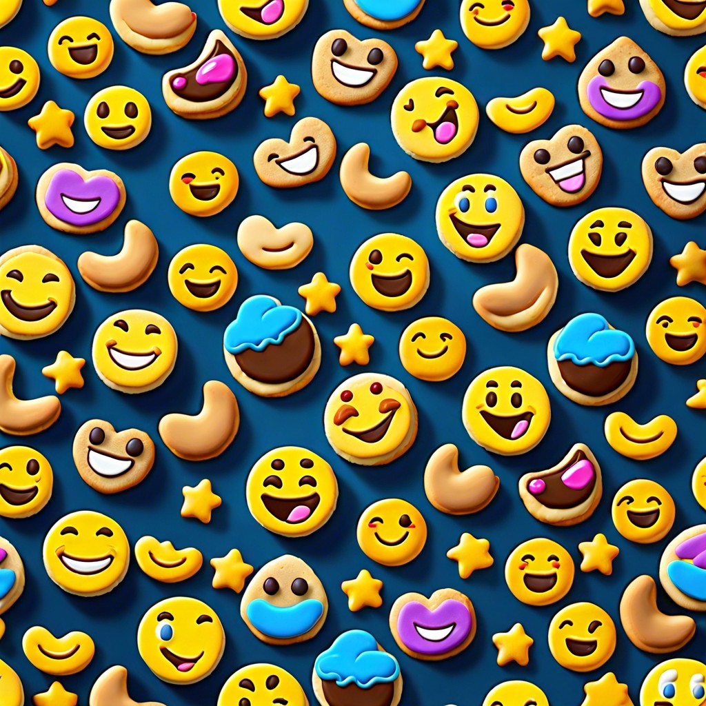 emoji shaped cookies