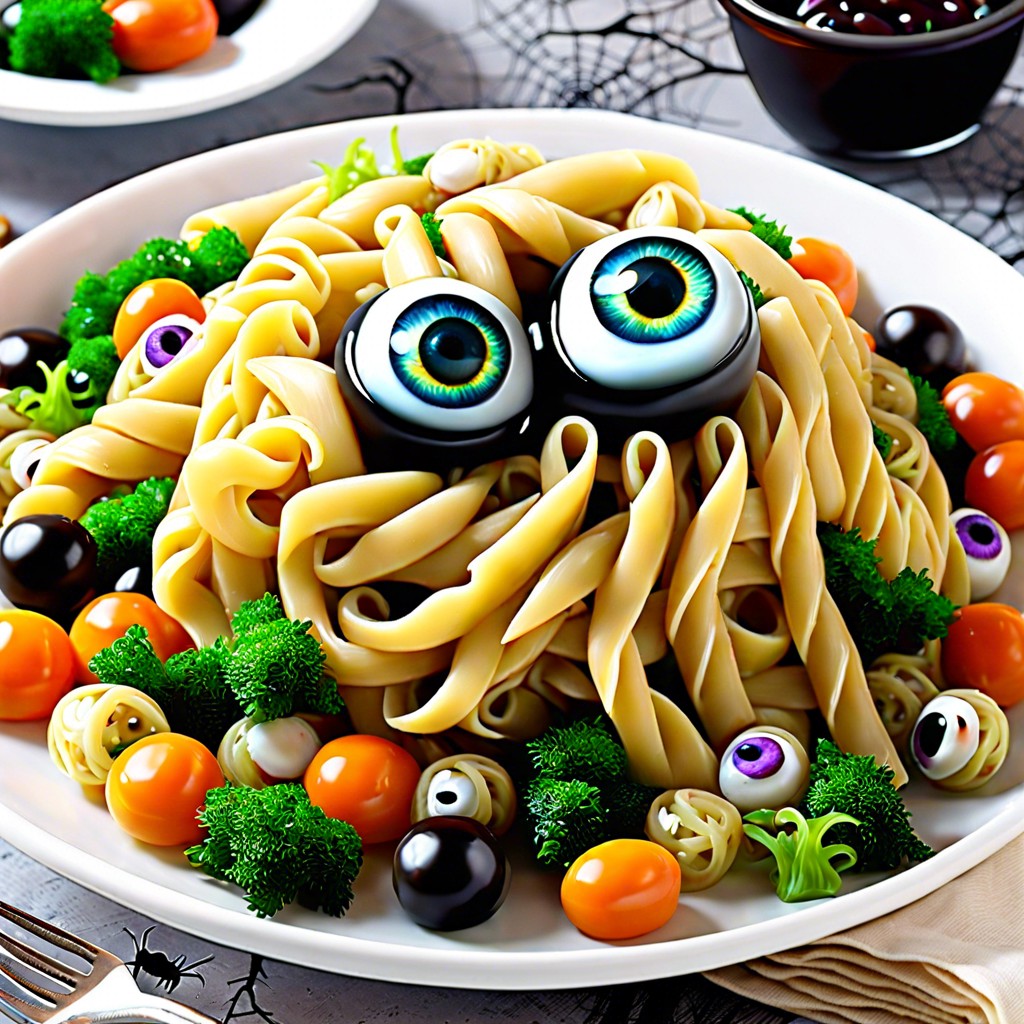 eyeball pasta salad