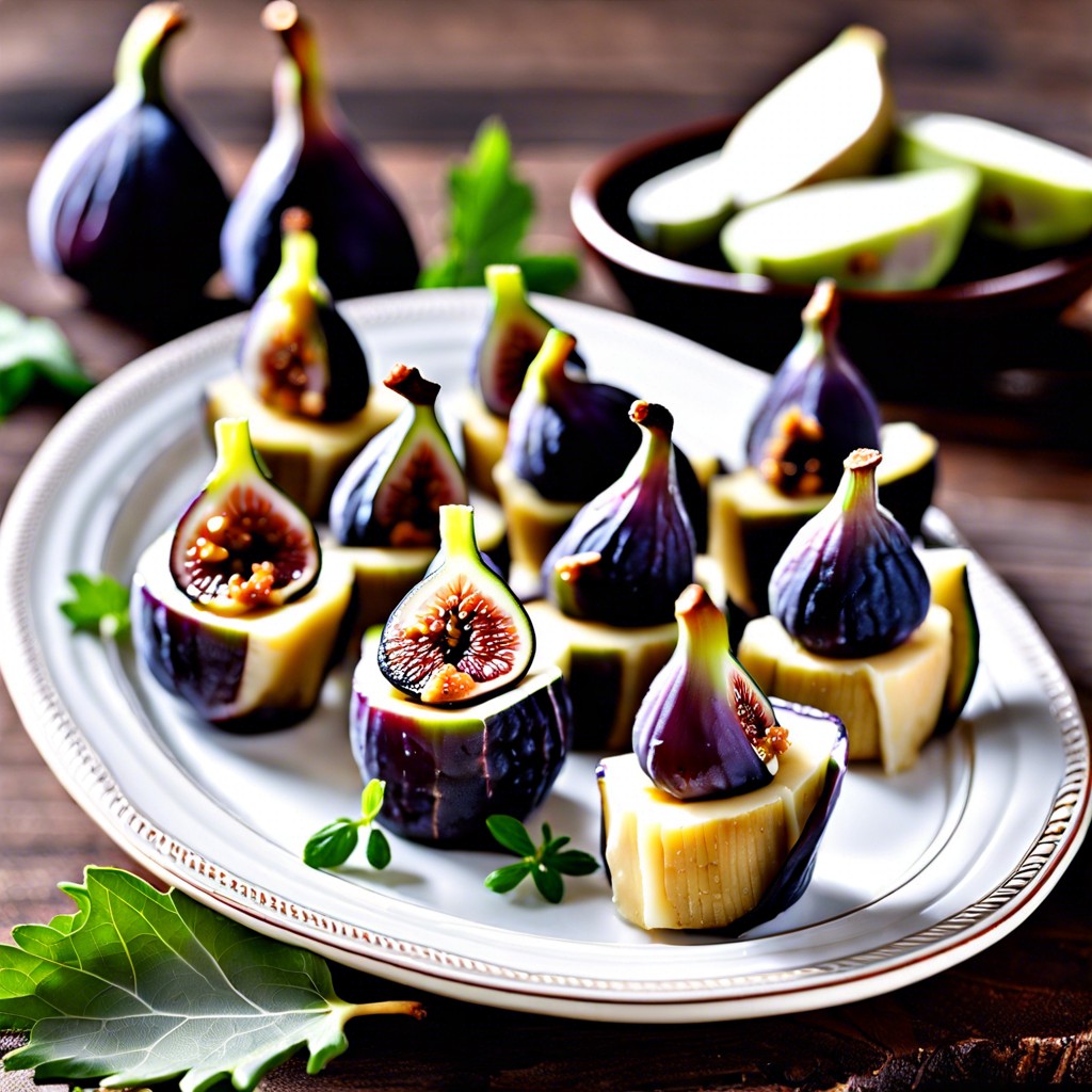 fig and brie bites