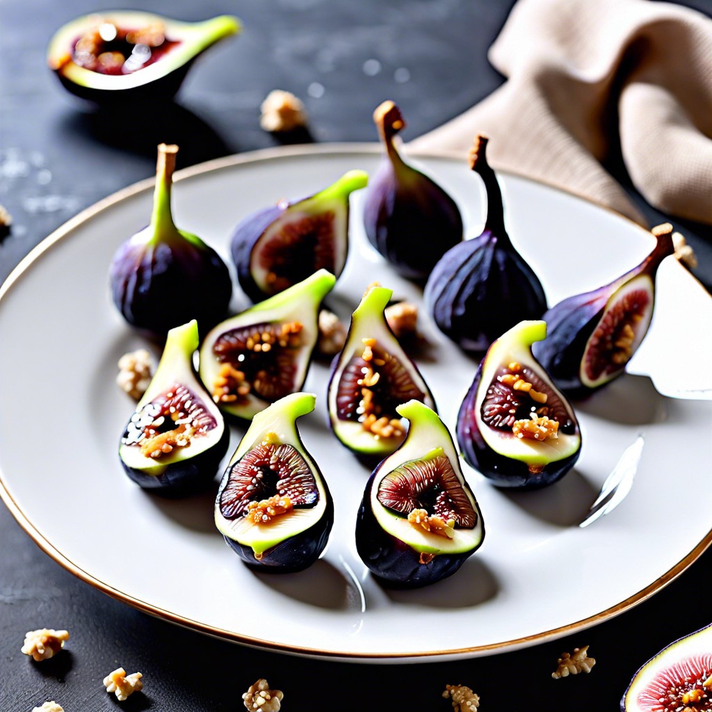 fig and goat cheese bites