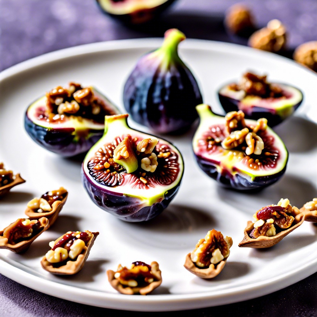 fig and walnut bites