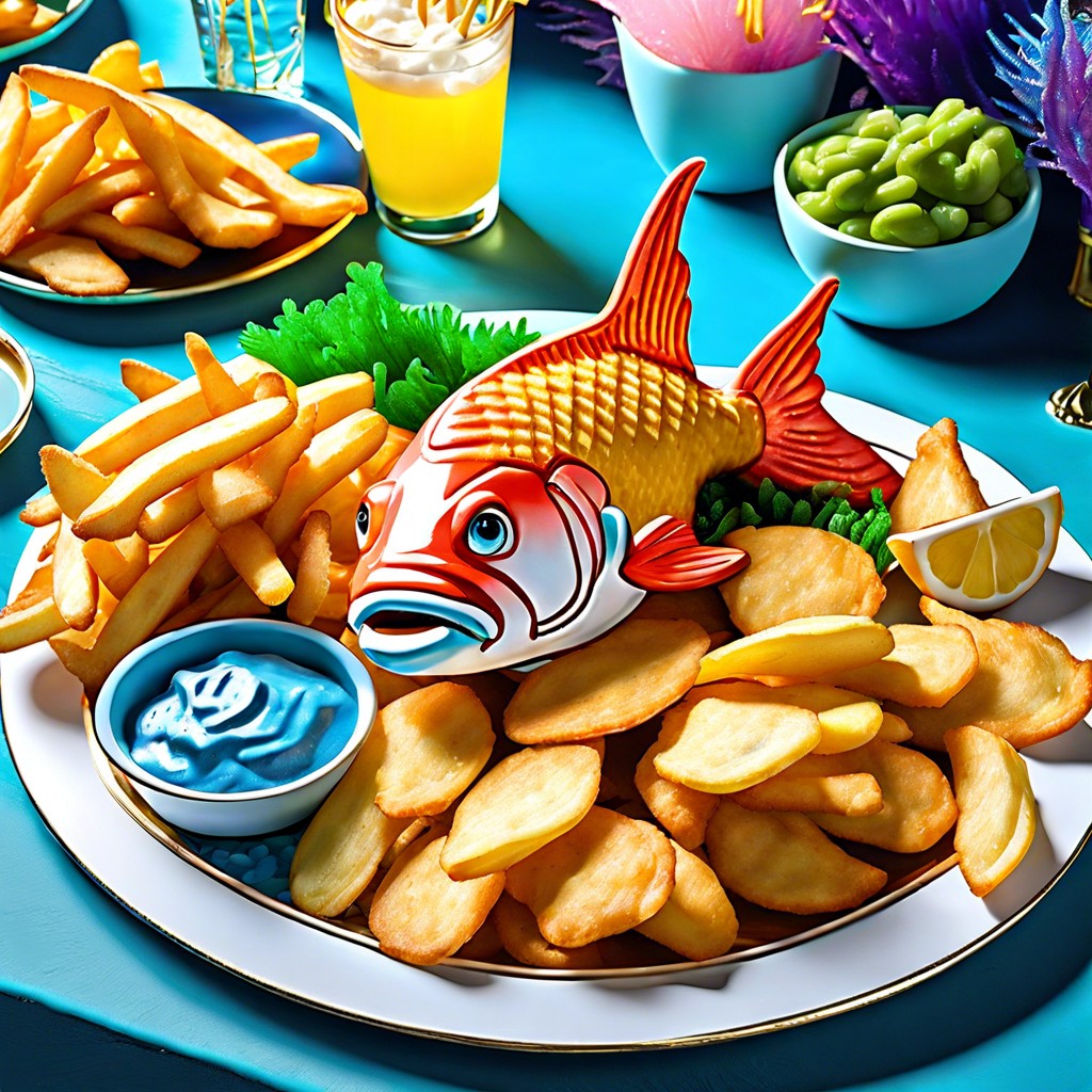 fish and chips platter