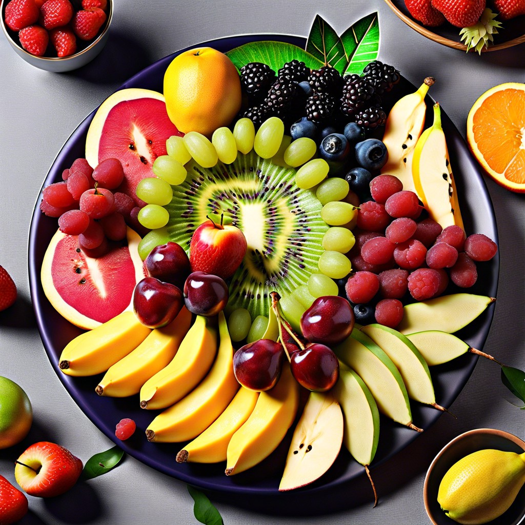 flashs lightning bolt fruit platter