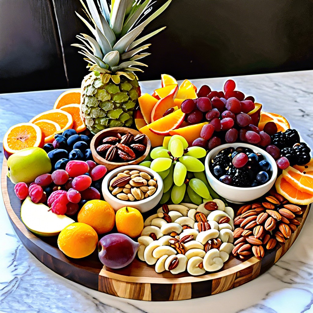 fruit and nut charcuterie board