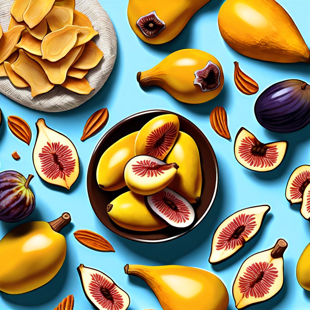 fruit fiesta dried mangoes figs and apple chips