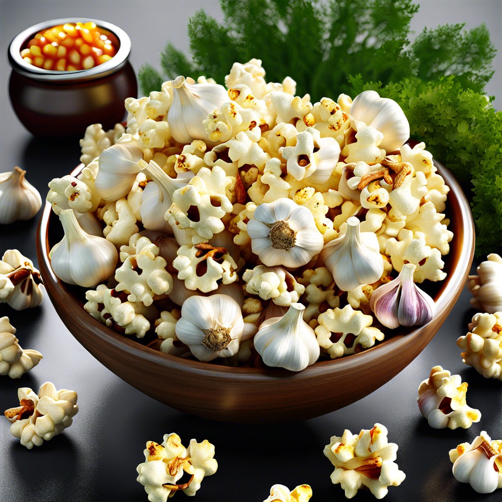 garlic herb popcorn