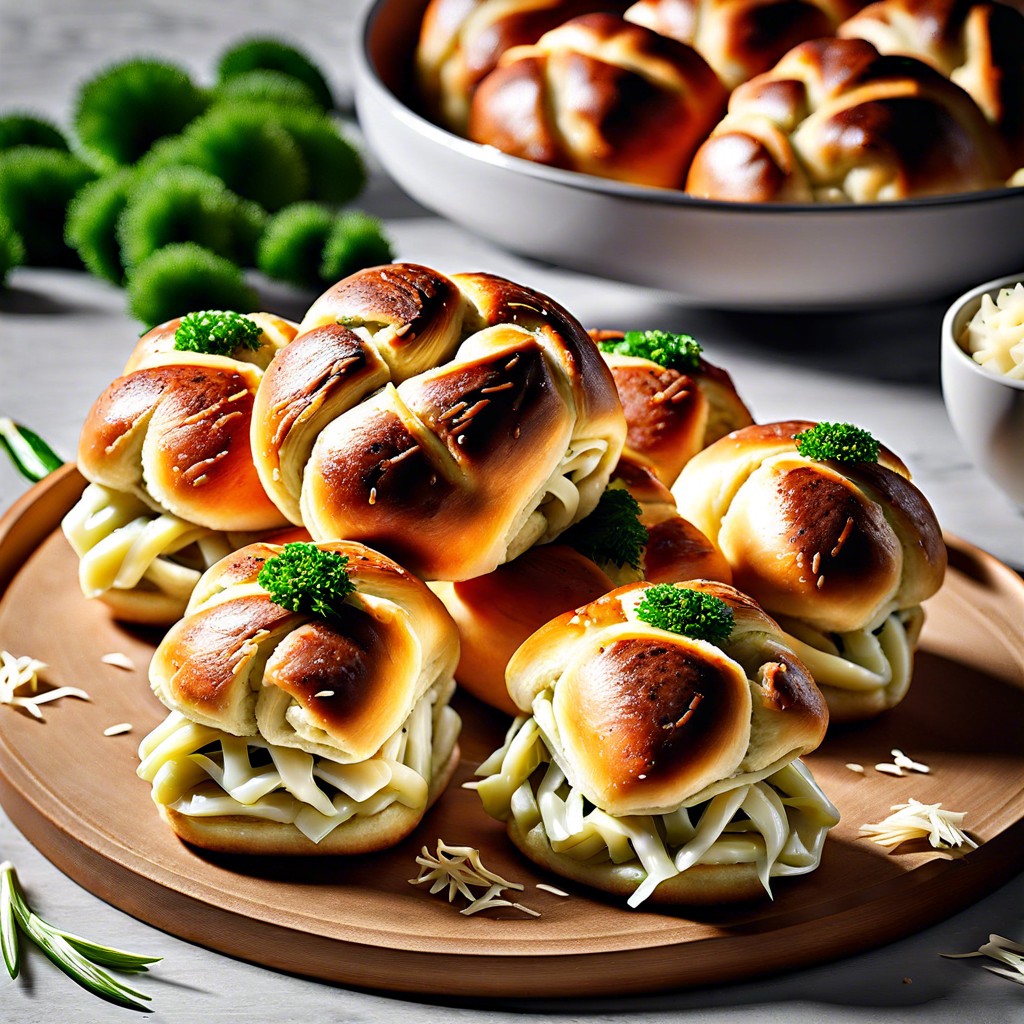 garlic parmesan knot sliders