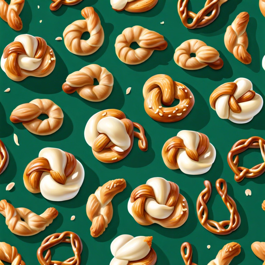 garlic parmesan pretzel knots
