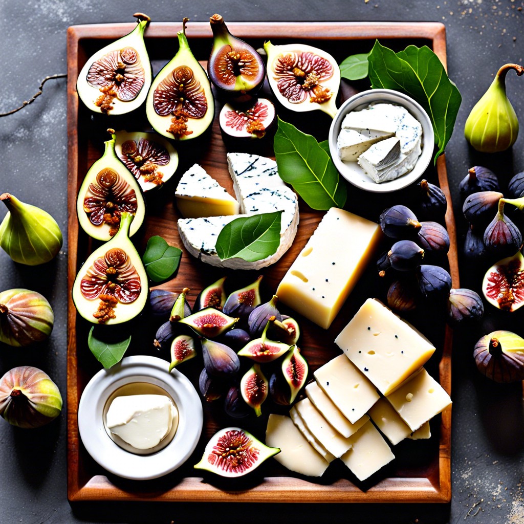 goat cheese with figs