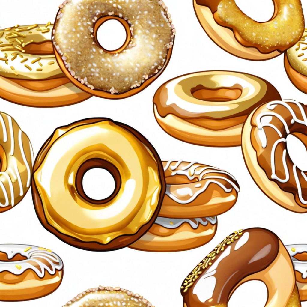 gold doubloon donuts